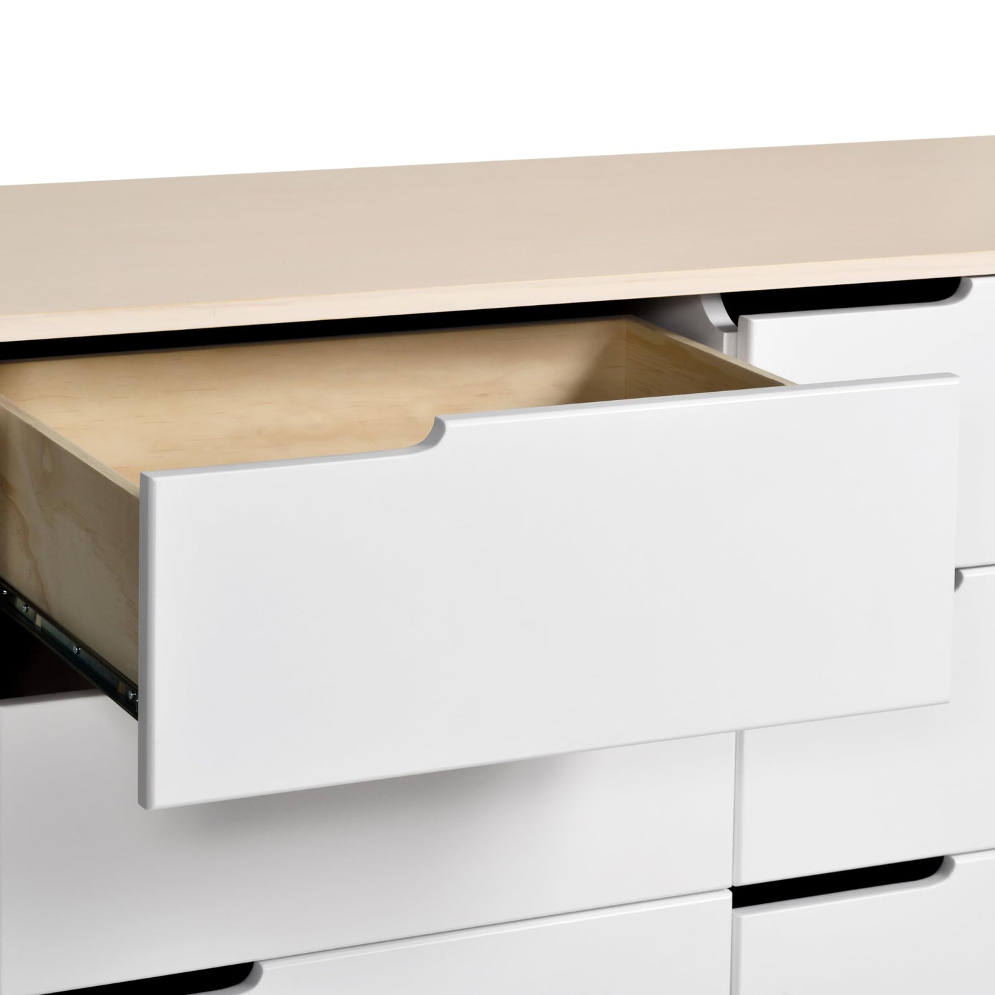 Babyletto Hudson 6-Drawer Assembled Double Dresser in White, Greenguard Gold Certified