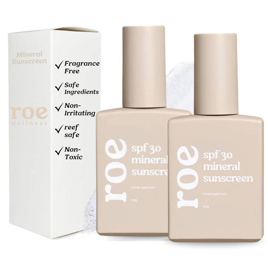 Roe Wellness- Baby Mineral Sunscreen SPF 30 | Non-Greasy, Reef Safe, Paraben-Free