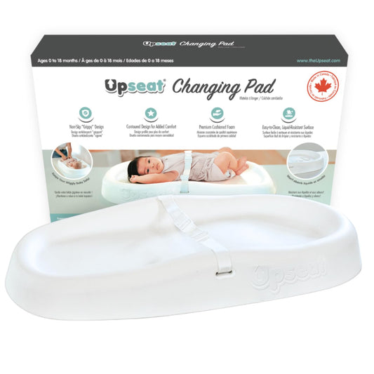 Upseat Baby Changing Pad, Non-Slip Grippy Design, Premium Cushioned Foam