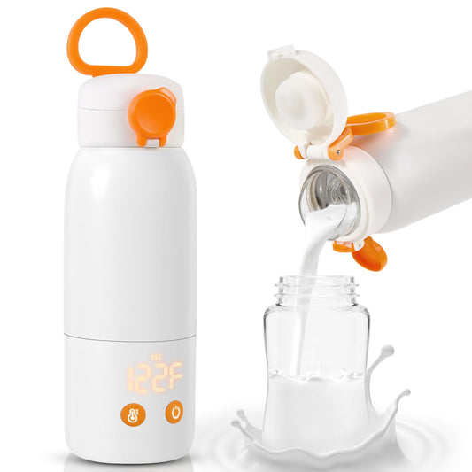Portable Bottle Warmer for Travel, 12oz Large Capacity Fast Heating
