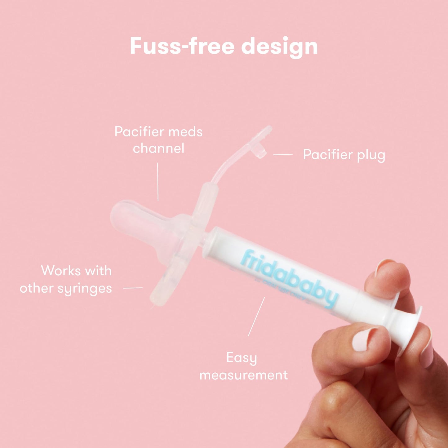 Frida Baby Medicine Pacifier Syringe, Accu-Dose Paci, Medi Frida Dispenser