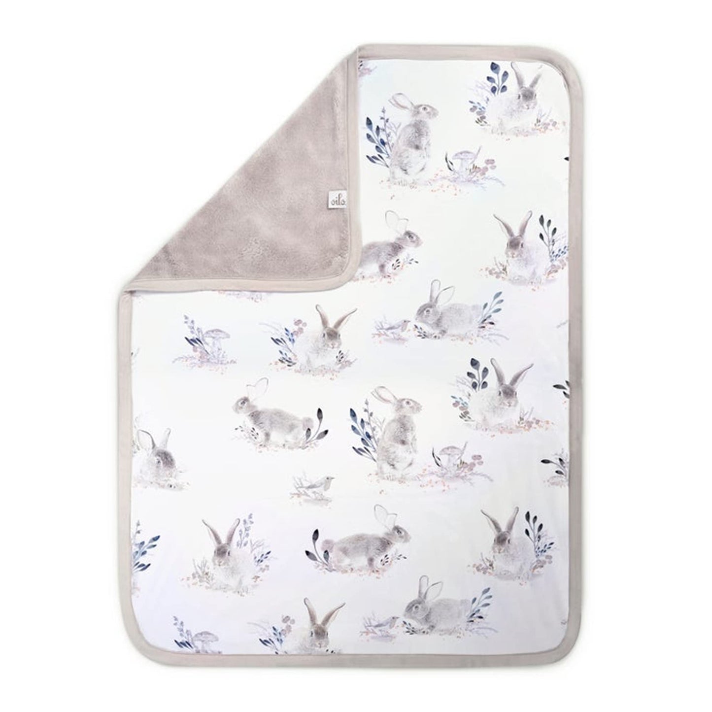 Oilo Baby Blanket, Luxury Soft Plush Backing & 100% Turkish Cotton Jersey Print