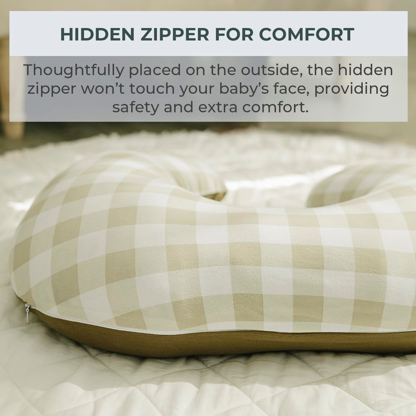Pobibaby 1-Pack Premium Nursing Pillow Cover