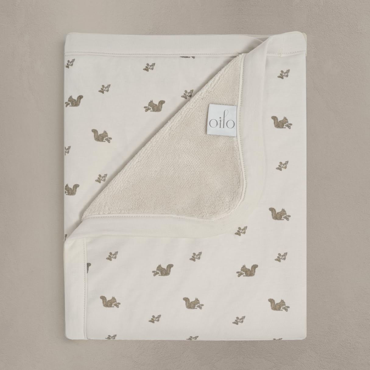 Oilo Baby Blanket, Luxury Soft Plush Backing & 100% Turkish Cotton Jersey Print