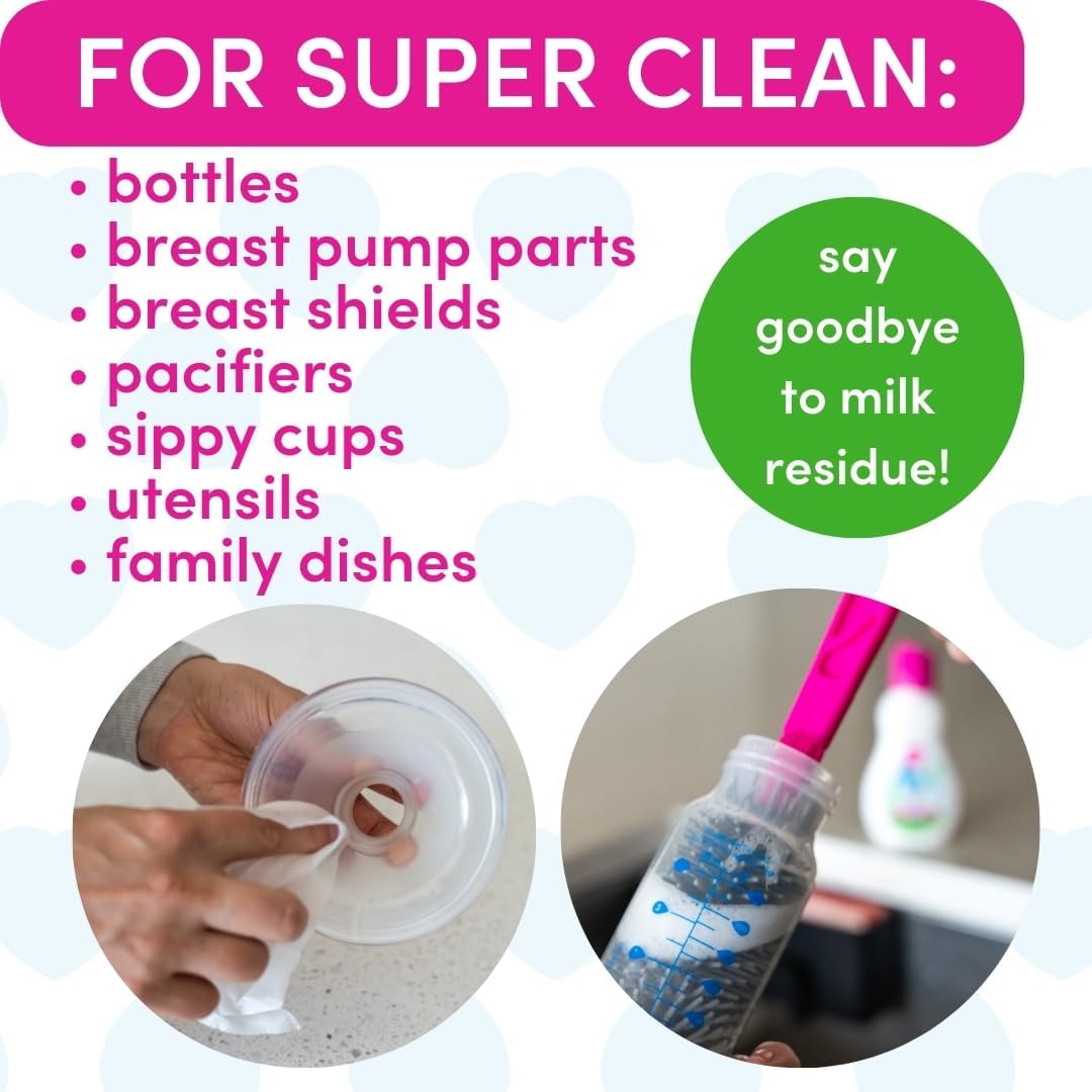 Dapple Baby Foaming Dish Soap, Refill, Unscented, 30oz (2 Units)
