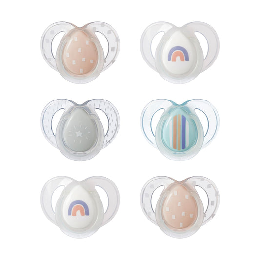 Tommee Tippee Night Time Pacifier, 6-18 Months, BPA-Free Binkies, Glow in The Dark Technology