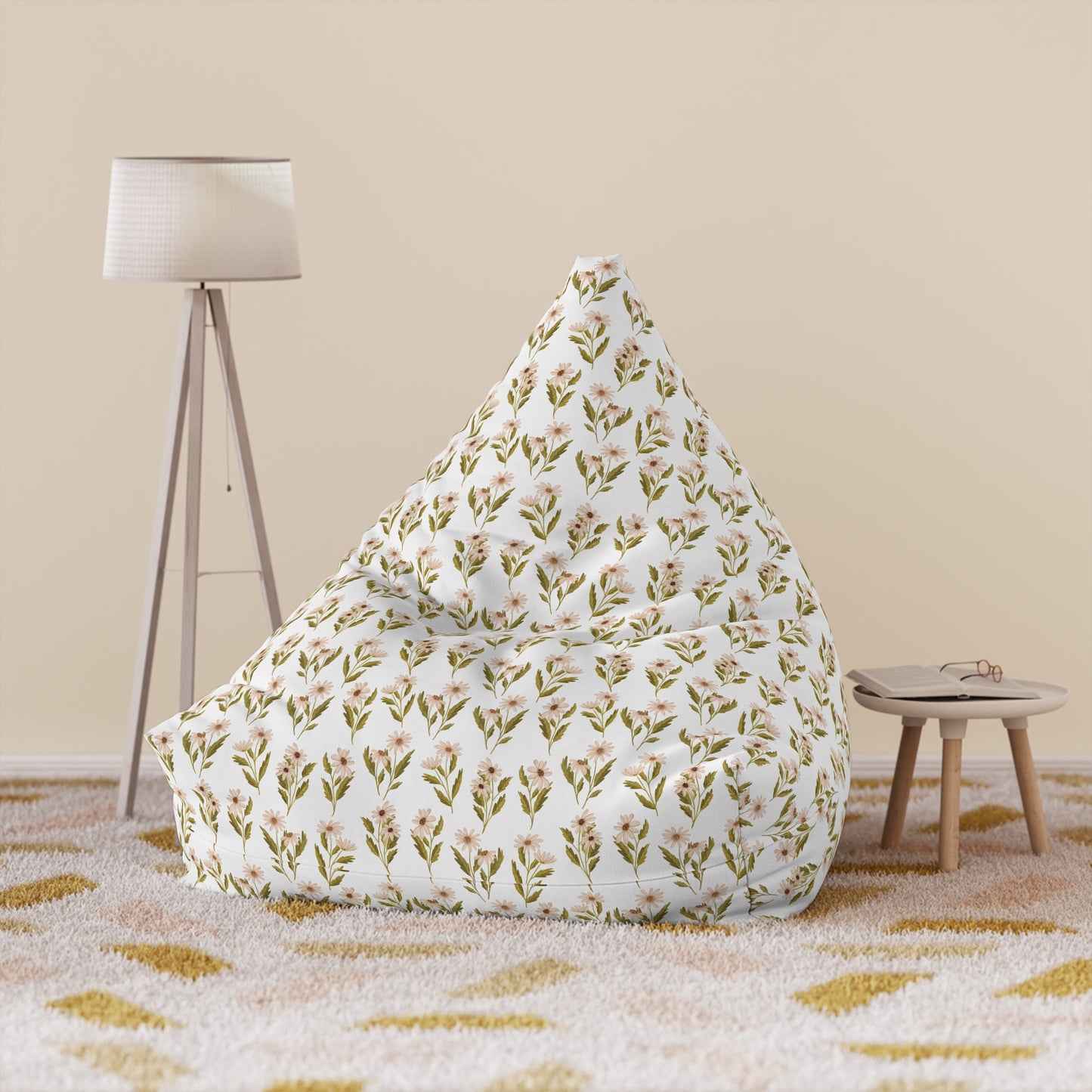 Kid's Bean Bag Cover - Boho Floral