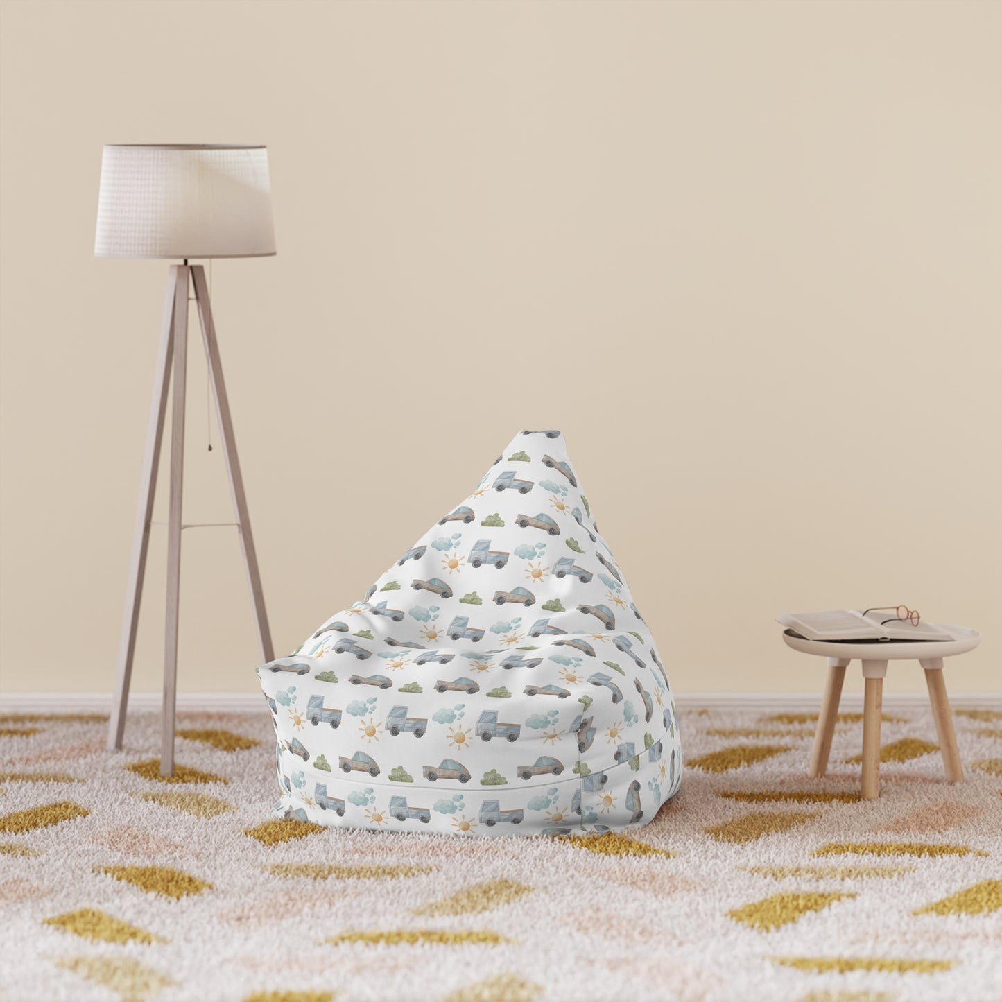 Kids Bean Bag Cover - Things that go