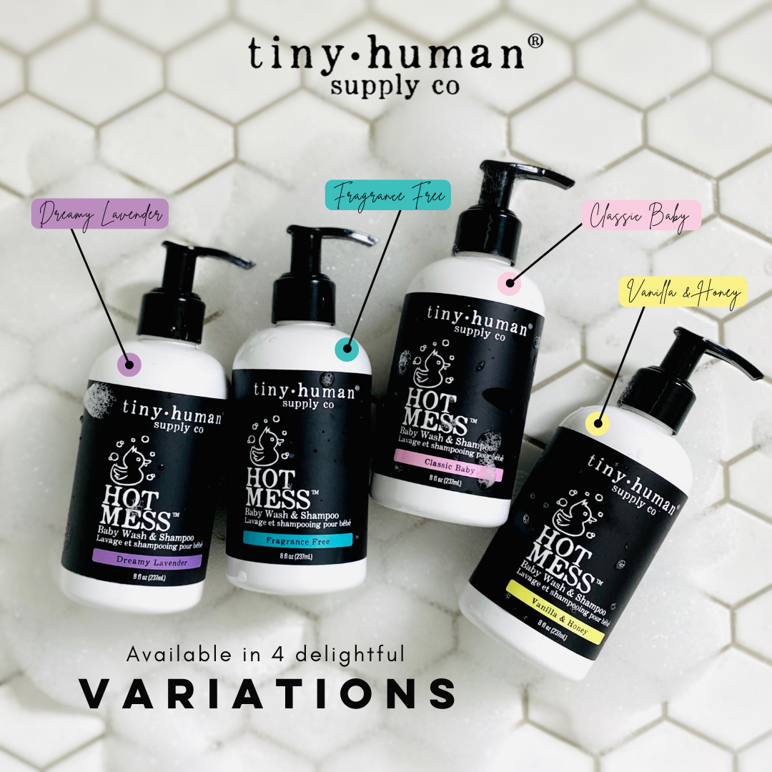 Tiny Human Supply Co. - Hot Mess™  Shampoo and Baby Wash 8oz - All The Things Baby