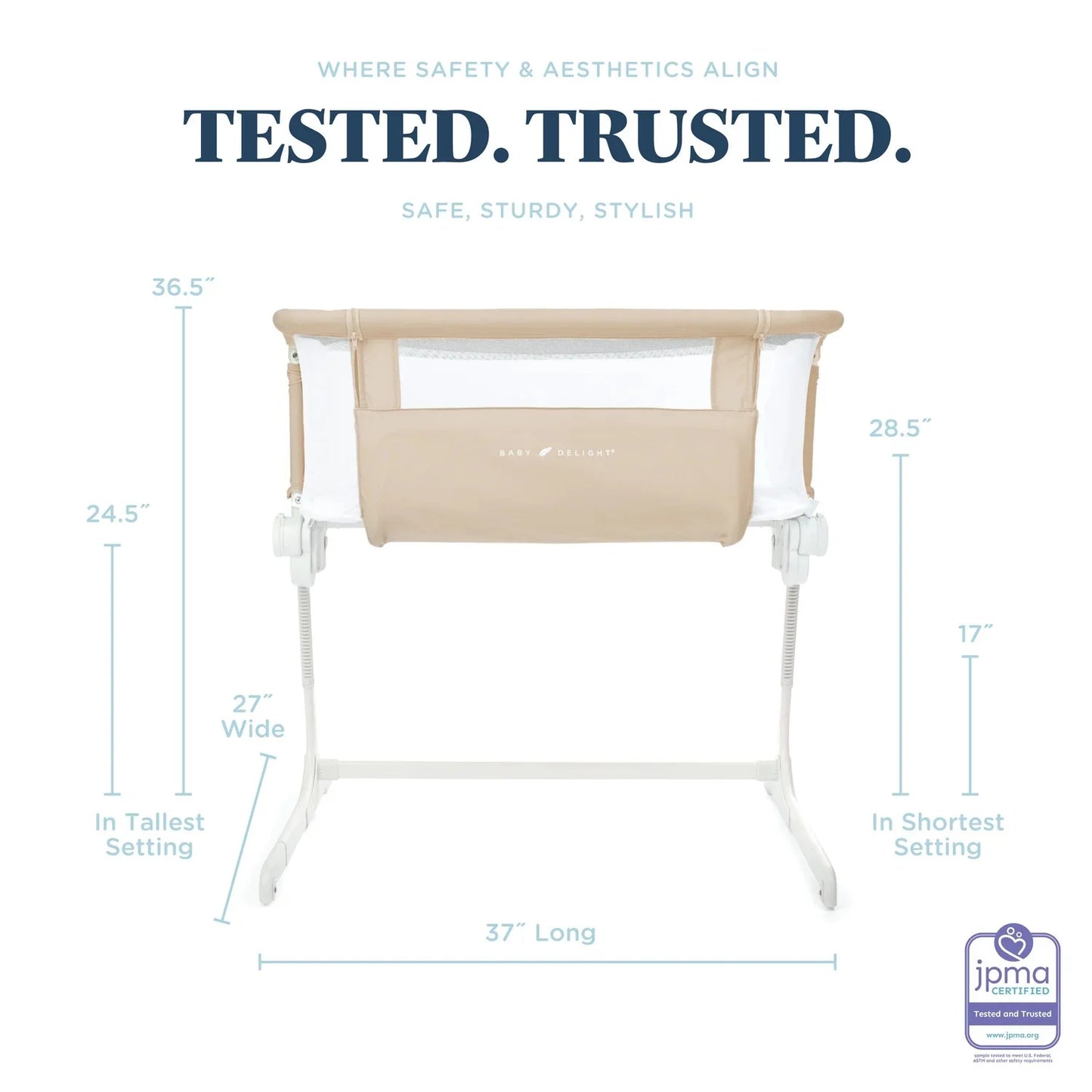 Beside Me Dreamer Organic Infant Bassinet