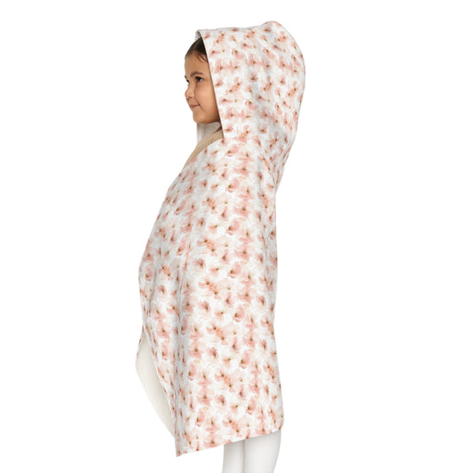 Child Hooded Towel - Pink Floral