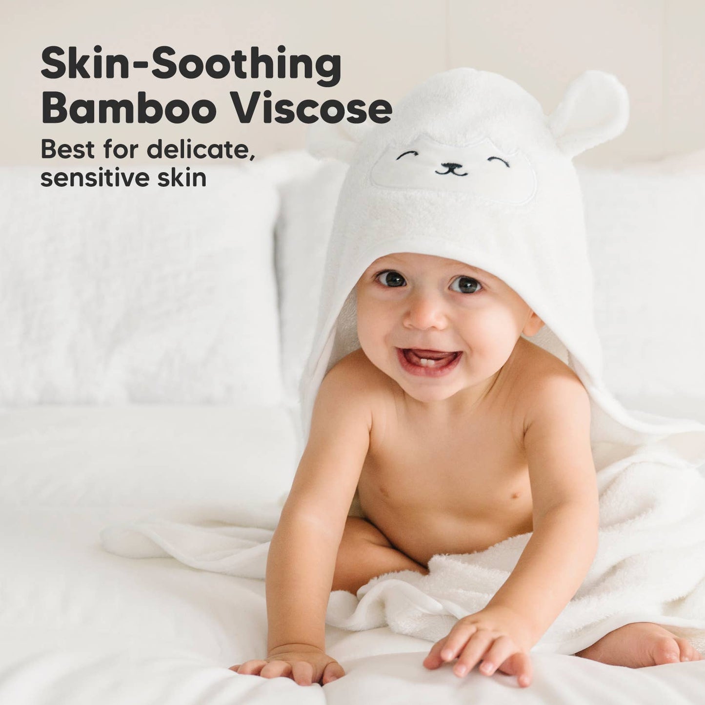 KeaBabies - KeaBabies Cuddle Baby Hooded Towel - All The Things Baby