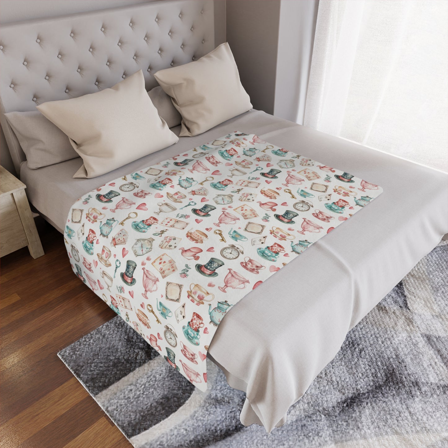 Wonderland Minky Blanket