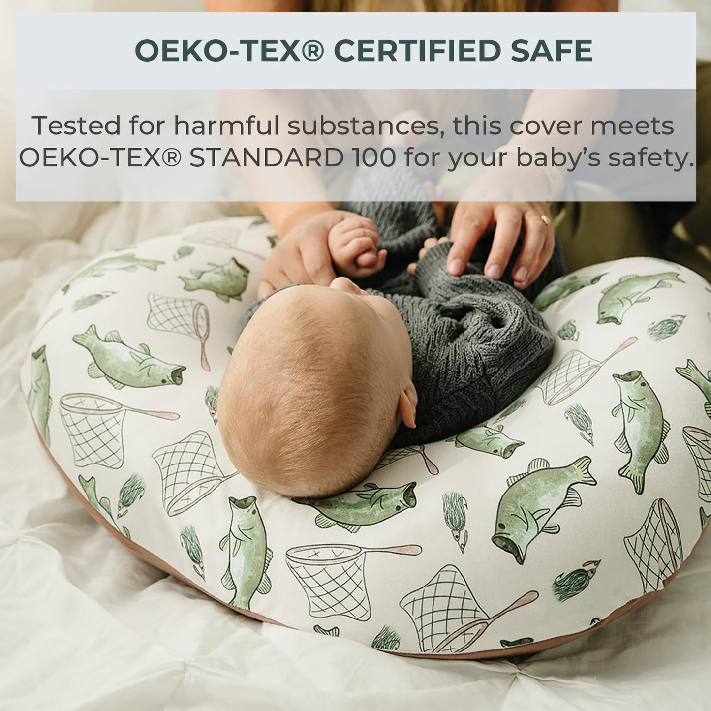 Pobibaby 1-Pack Premium Nursing Pillow Cover