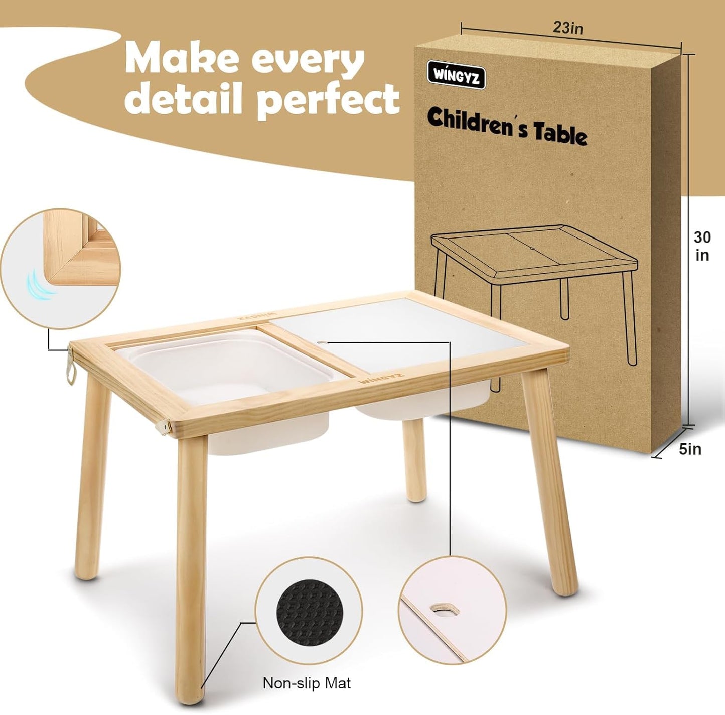 wingyz Sensory Table and Chair Set