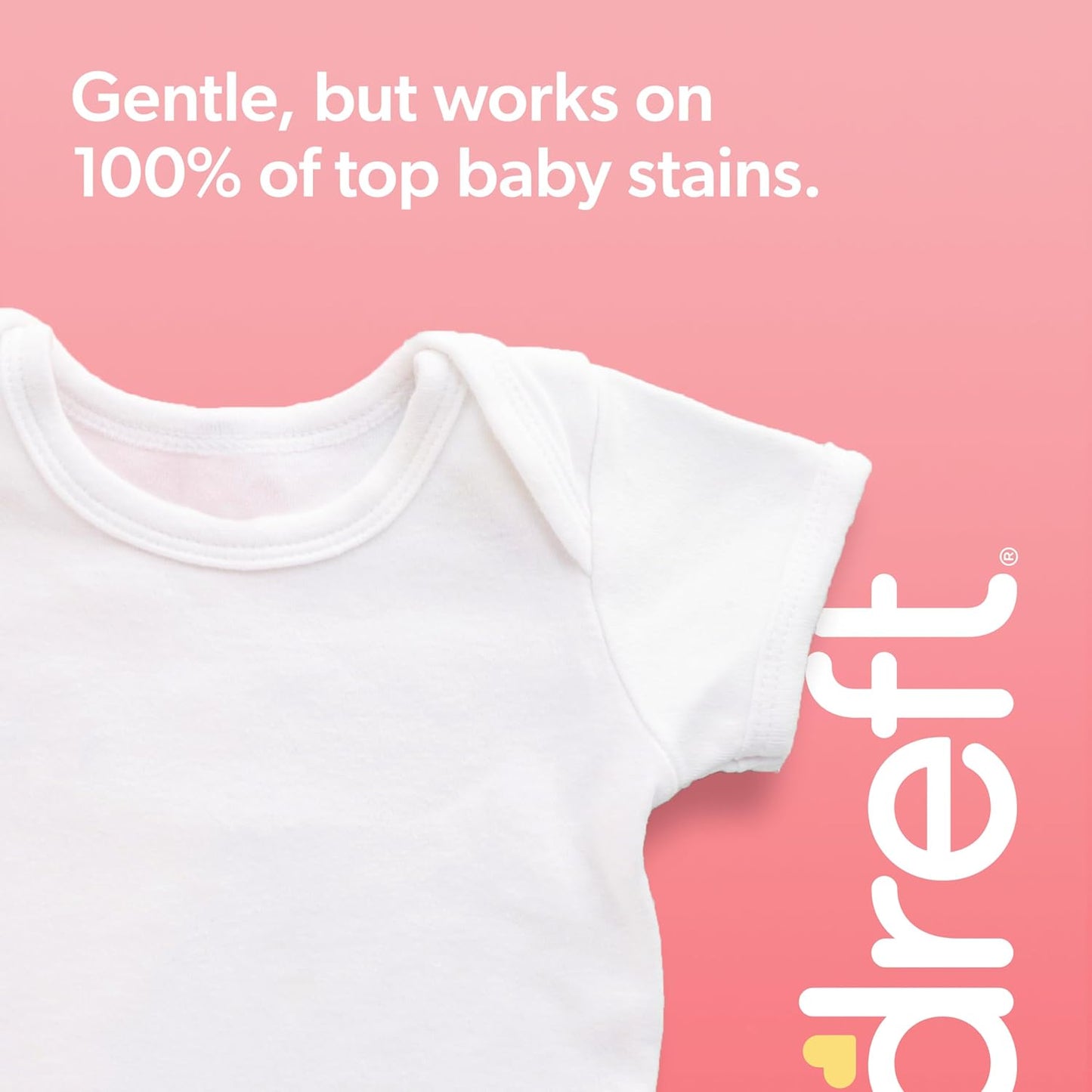 Dreft Newborn Baby Liquid Laundry Detergent, Gentle on Sensitive Skin, HE Compatible, 2 Pack, 32 Loads Each