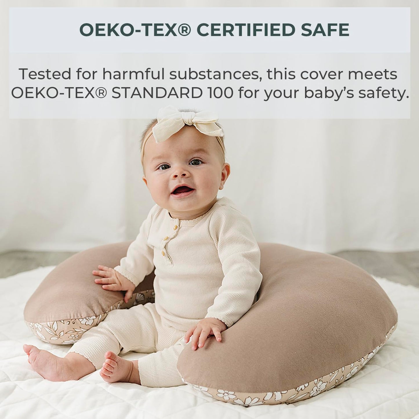 Pobibaby 1-Pack Premium Nursing Pillow Cover