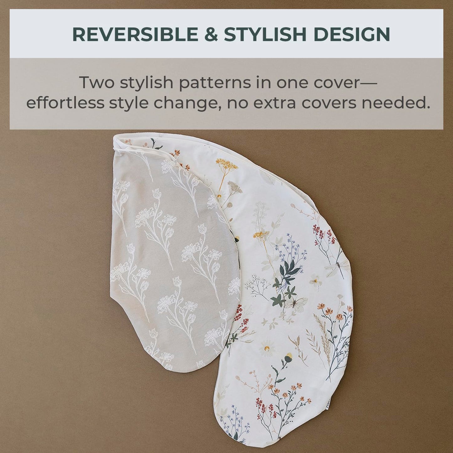 Pobibaby 1-Pack Premium Nursing Pillow Cover