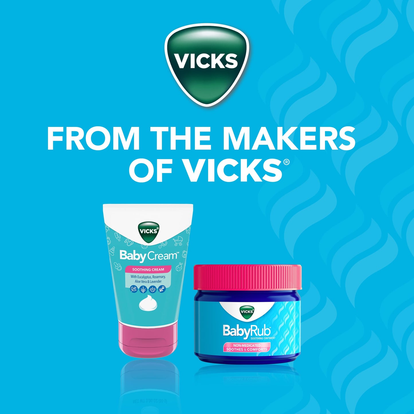 Vicks BabyRub Chest Rub Ointment with Soothing Aloe, Eucalyptus, Lavender, and Rosemary, 1.76 oz