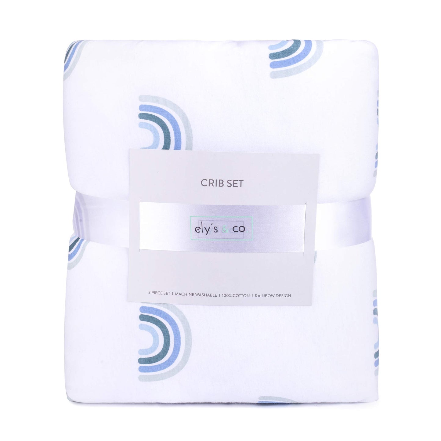 Ely’s & Co. Baby Crib Bedding Sets for Boys and Girls — 4 Piece Set Includes Crib Sheet
