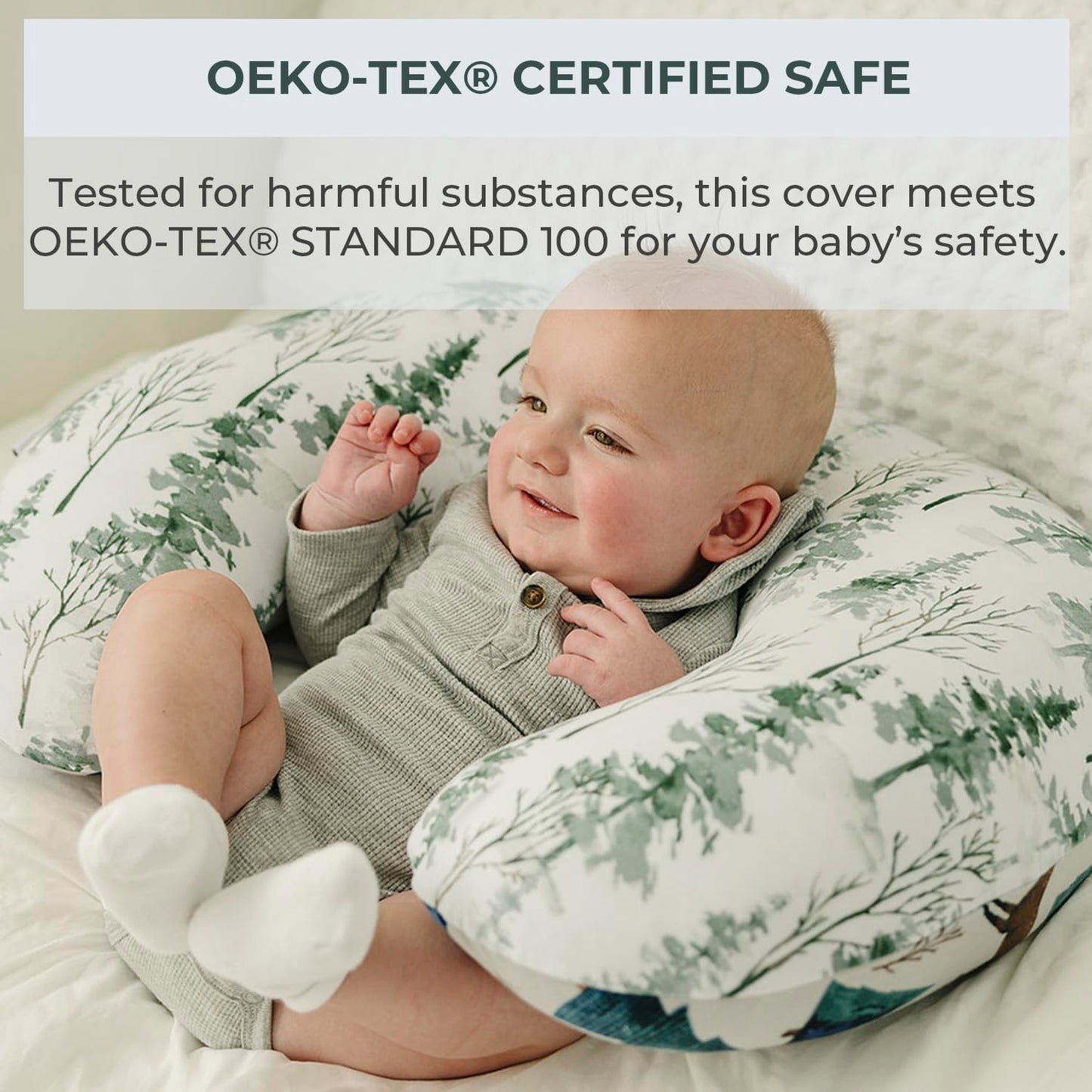 Pobibaby 1-Pack Premium Nursing Pillow Cover