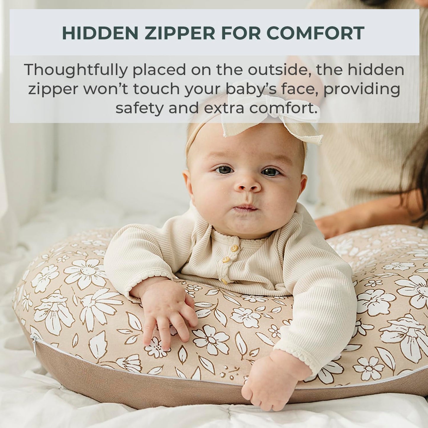 Pobibaby 1-Pack Premium Nursing Pillow Cover