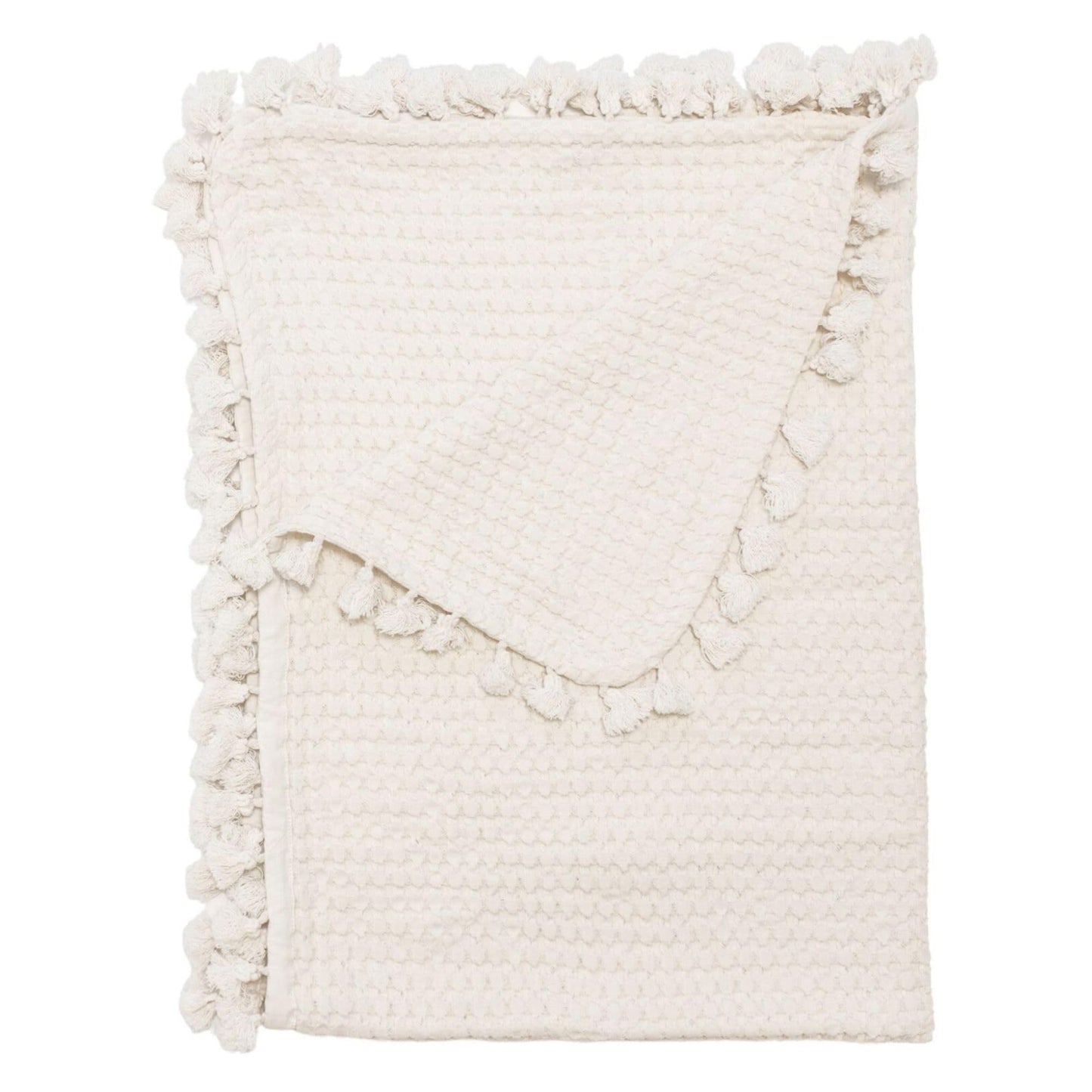 Crane Baby Blanket, 36” x 36”, Soft Cotton Quilted Nursery Blanket for Boys and Girls, Copper, Ezra Print