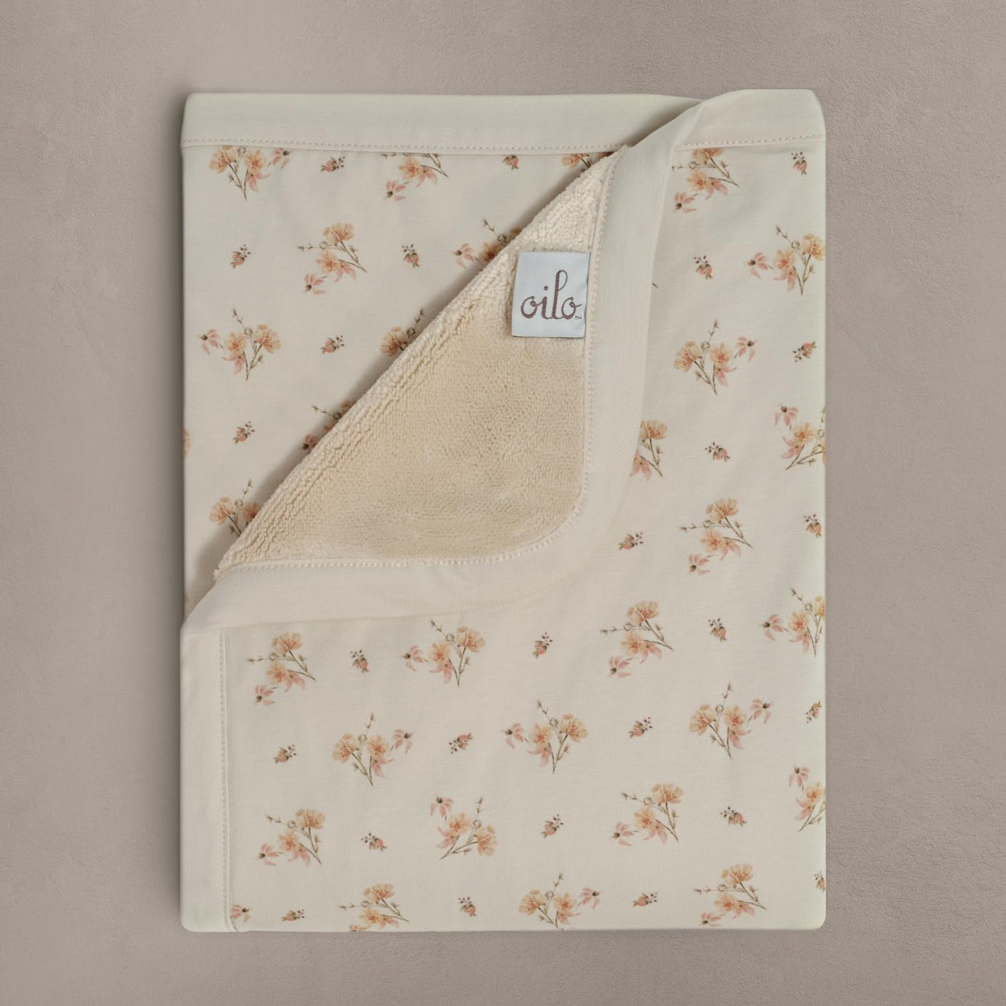 Oilo Baby Blanket, Luxury Soft Plush Backing & 100% Turkish Cotton Jersey Print