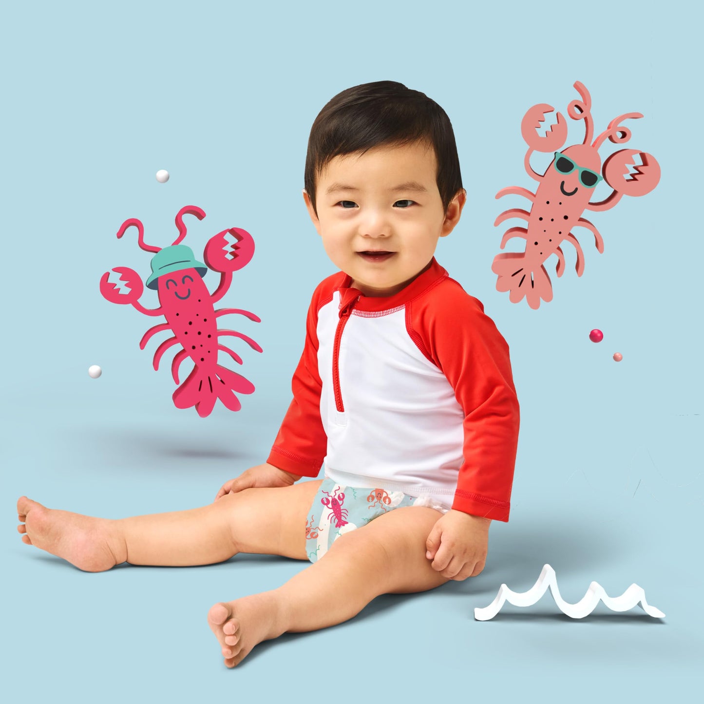 Hello Bello Premium Swim Diapers I Eco-Friendly Disposable Swim Dipes for Babies and Kids