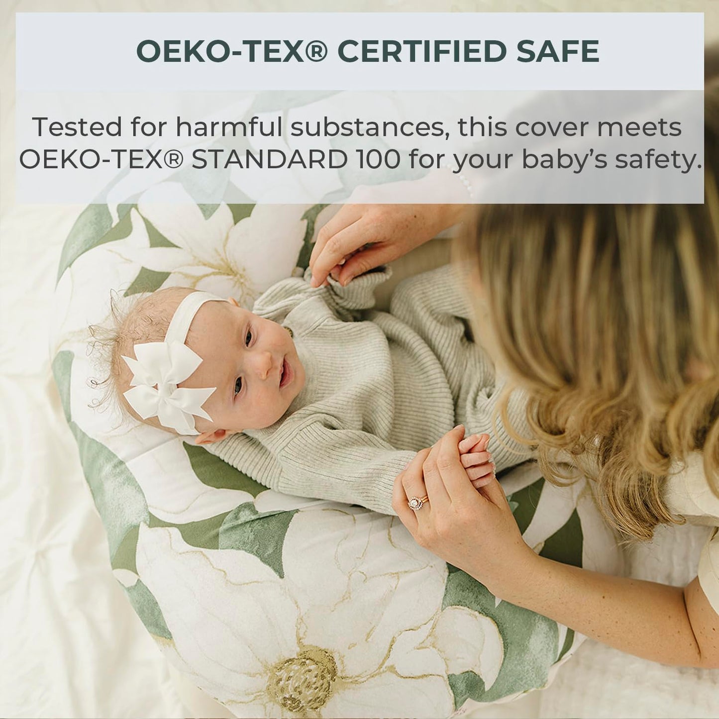 Pobibaby 1-Pack Premium Nursing Pillow Cover