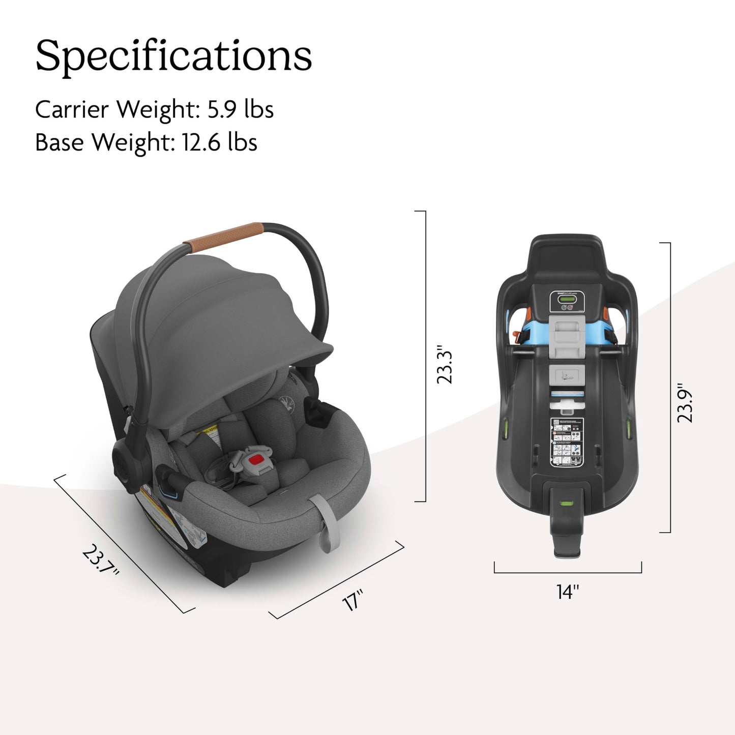 UPPAbaby Aria Lightweight Infant Car Seat