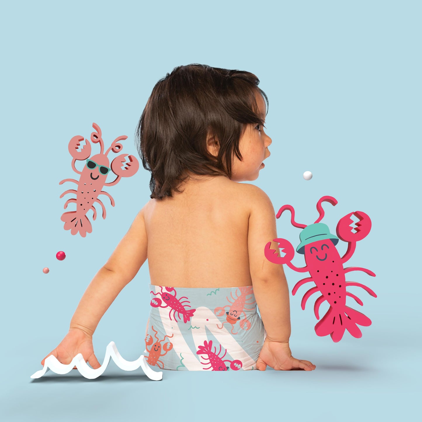 Hello Bello Premium Swim Diapers I Eco-Friendly Disposable Swim Dipes for Babies and Kids