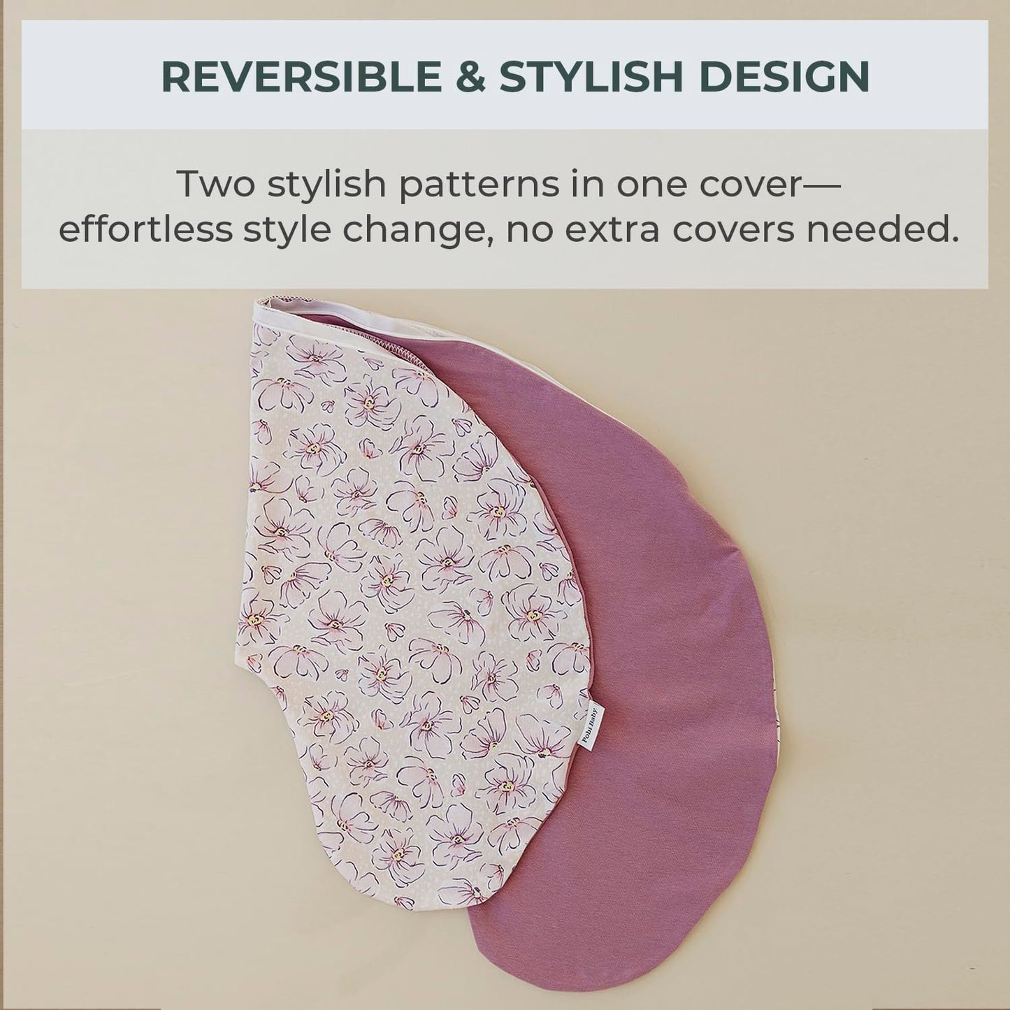 Pobibaby 1-Pack Premium Nursing Pillow Cover