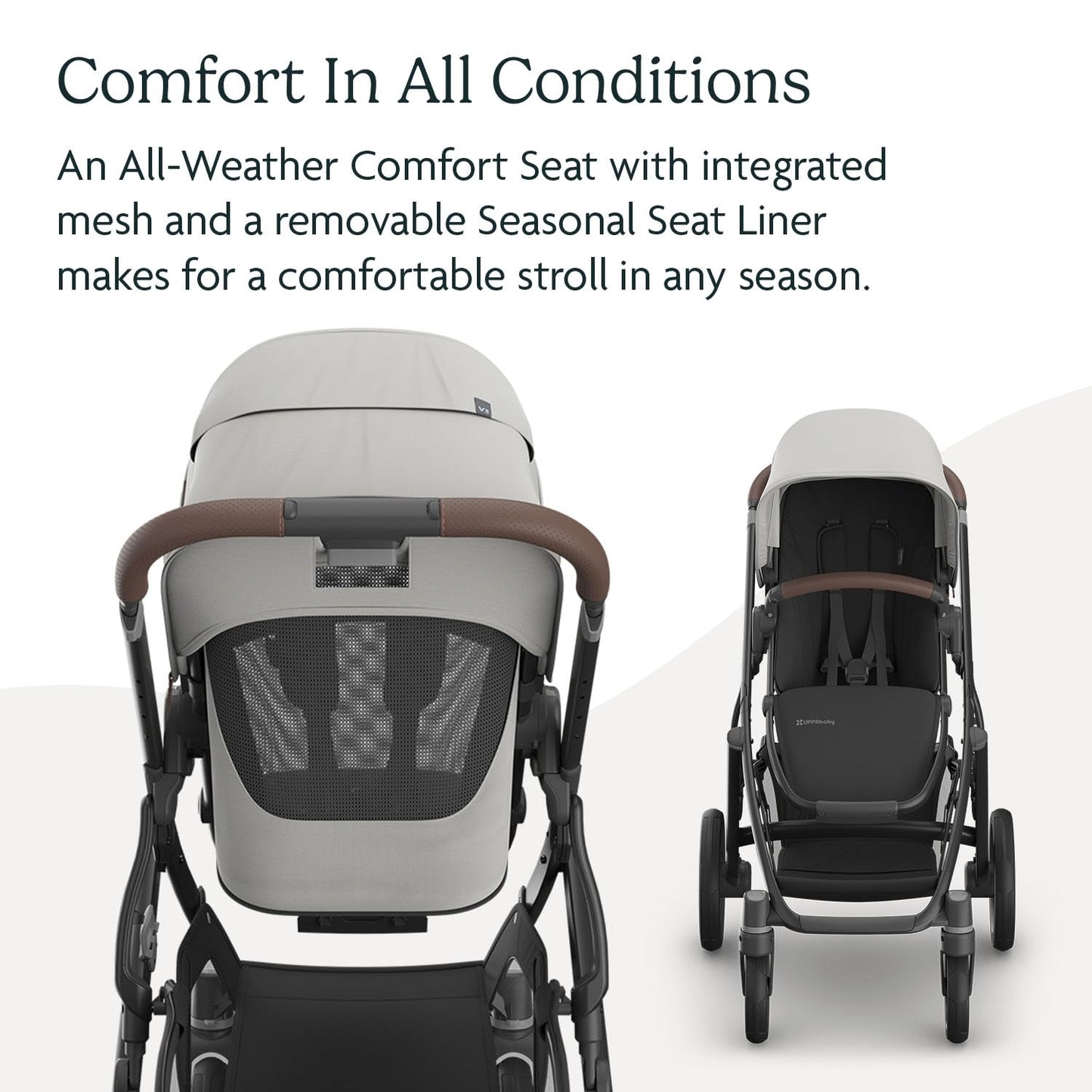 UPPAbaby Vista V3 Stroller - Full-Size Single-to-Double Stroller System