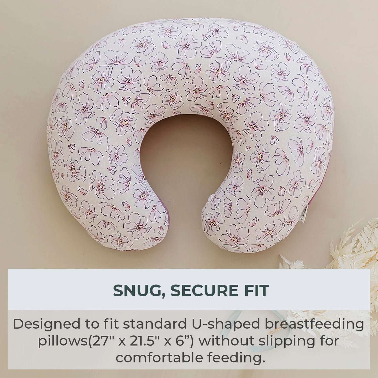 Pobibaby 1-Pack Premium Nursing Pillow Cover