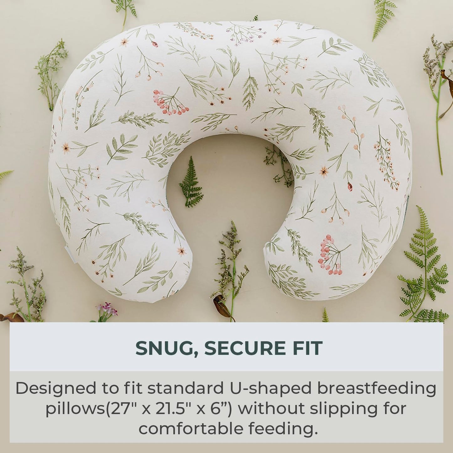 Pobibaby 1-Pack Premium Nursing Pillow Cover