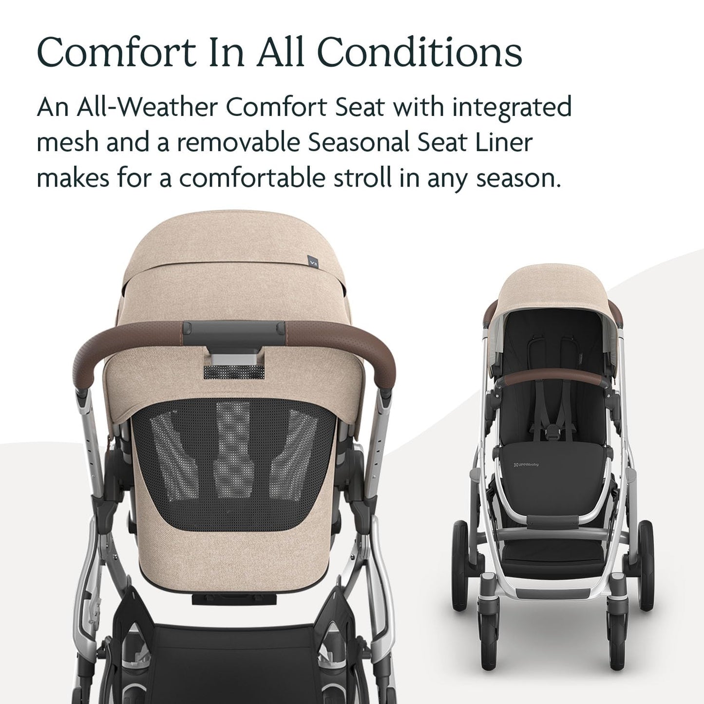 UPPAbaby Vista V3 Stroller - Full-Size Single-to-Double Stroller System