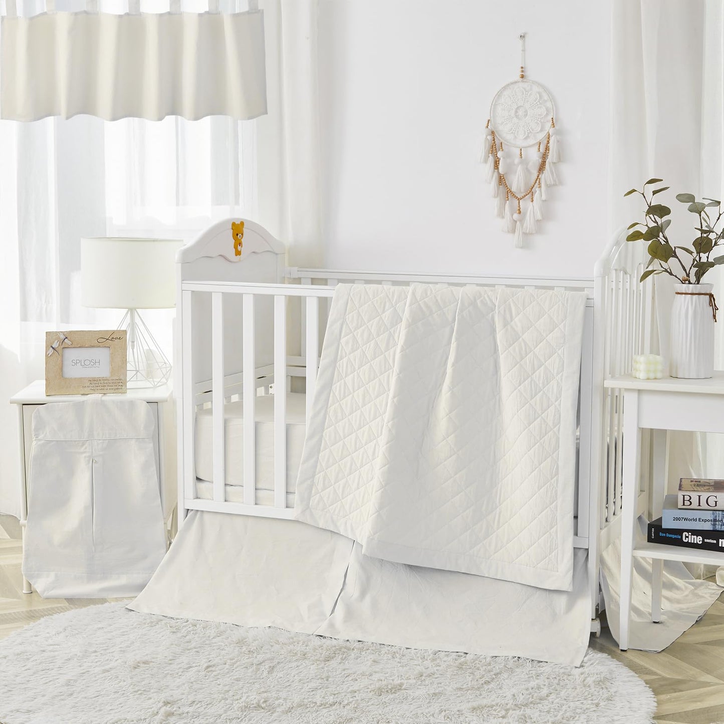 Brandream Gender Neutral Boho Bohemian Farmhouse Chic Baby Crib Bedding Set