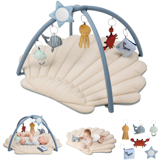Blissful Diary Shell Baby Play Gym Mat
