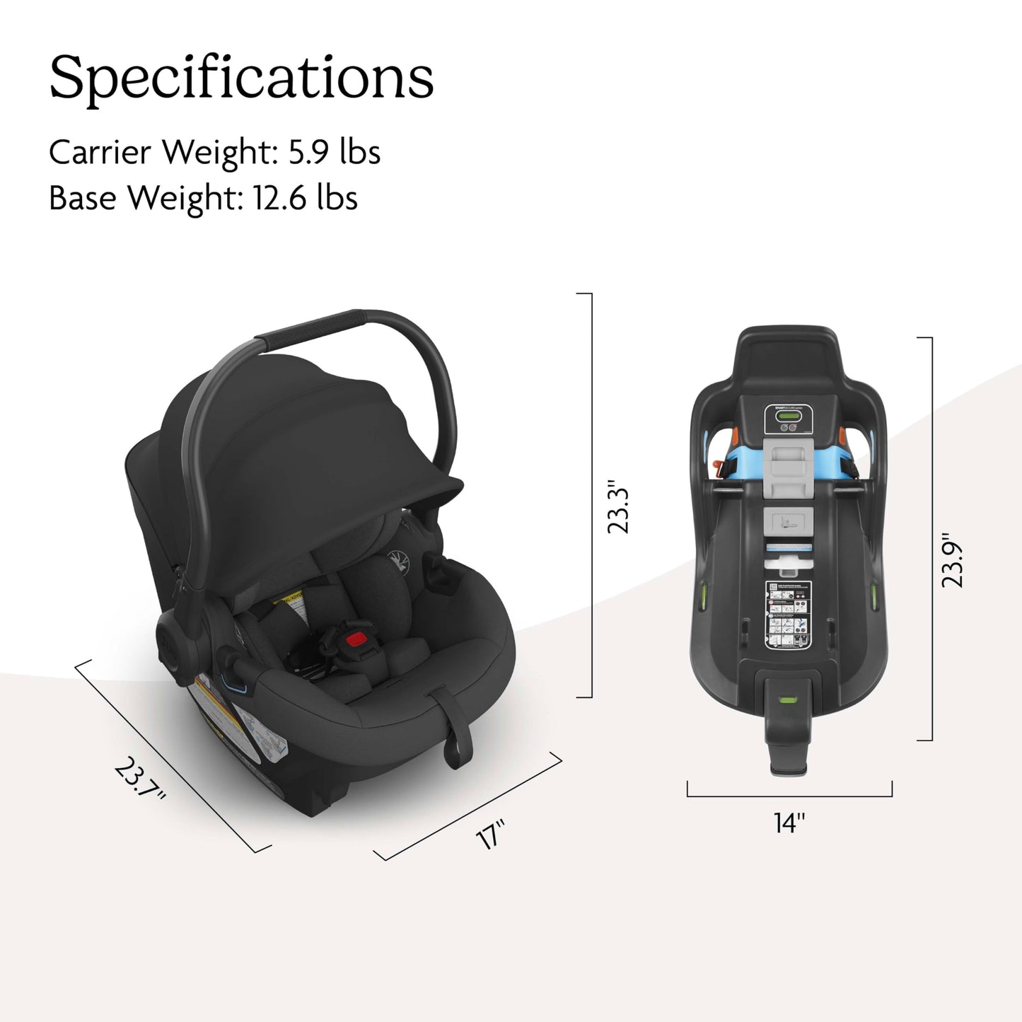 UPPAbaby Aria Lightweight Infant Car Seat