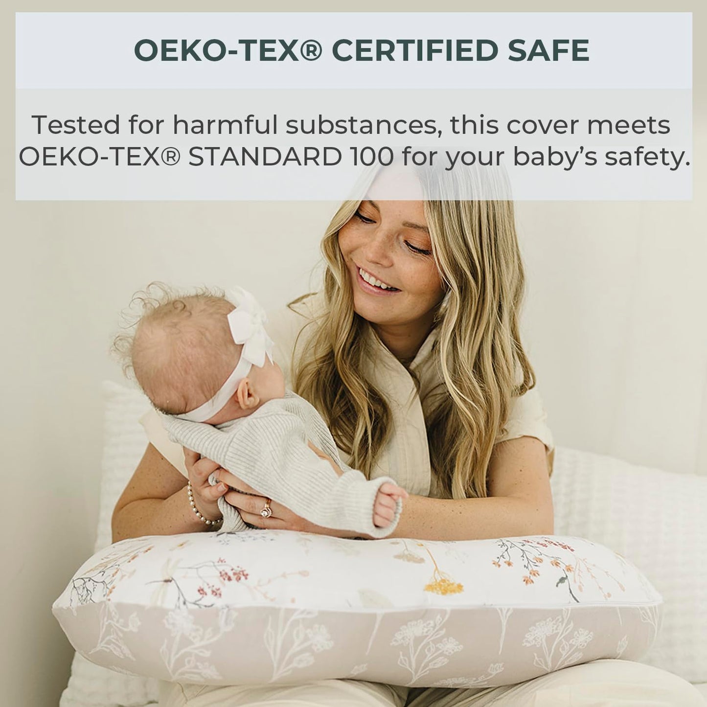 Pobibaby 1-Pack Premium Nursing Pillow Cover