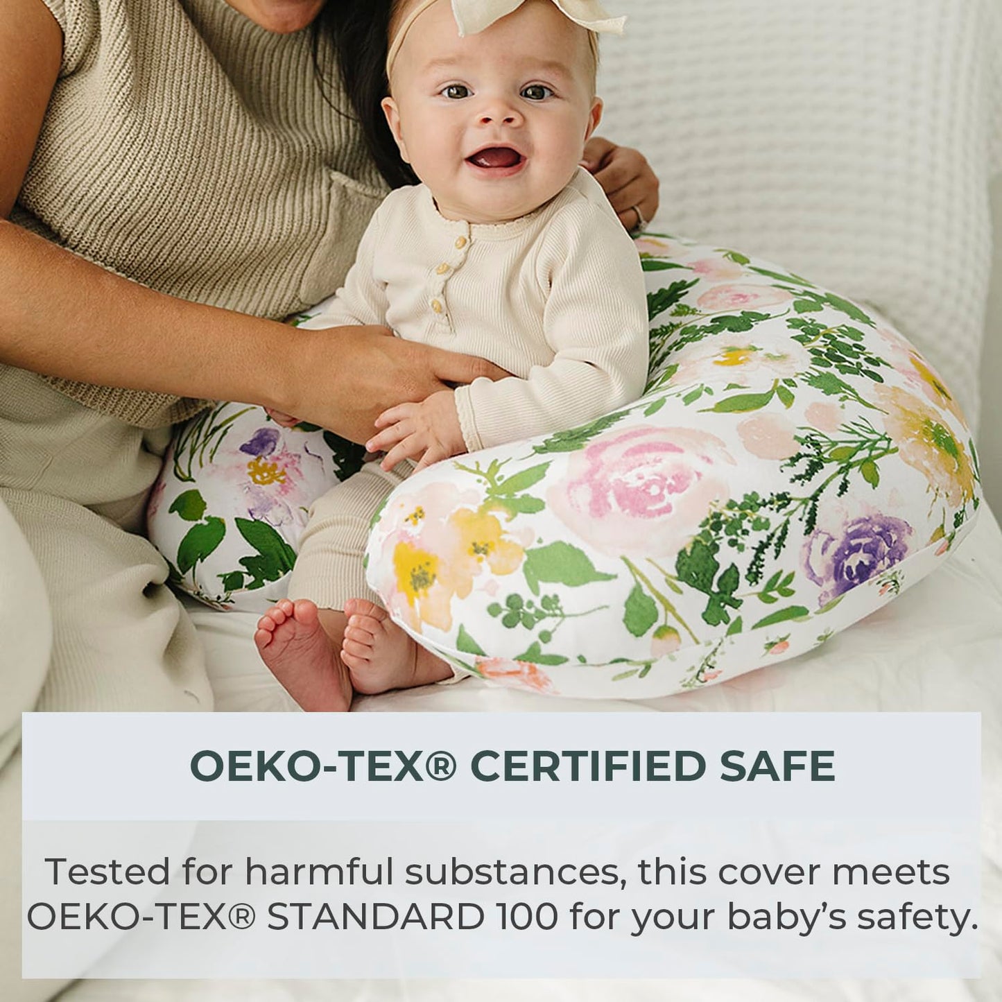 Pobibaby 1-Pack Premium Nursing Pillow Cover