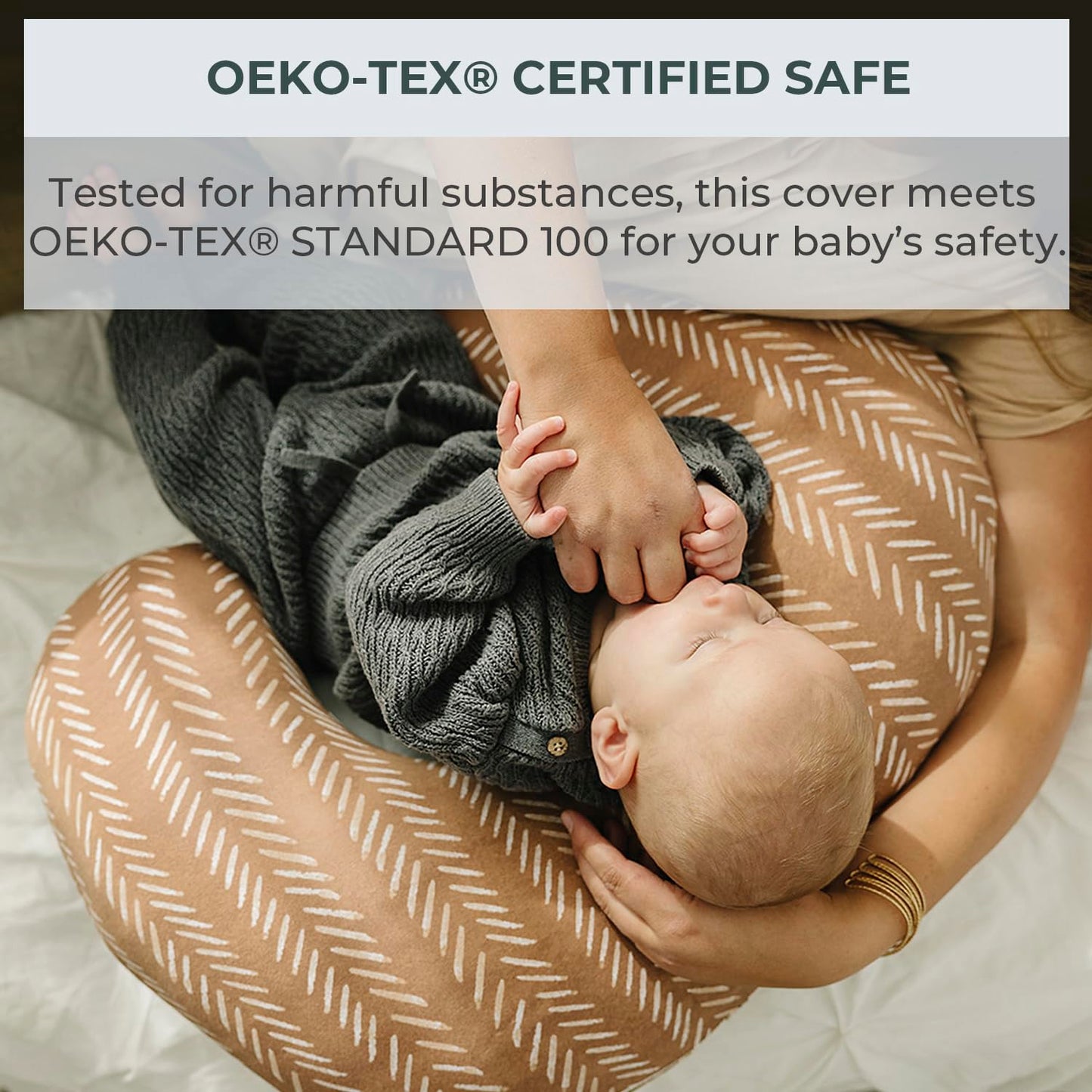 Pobibaby 1-Pack Premium Nursing Pillow Cover