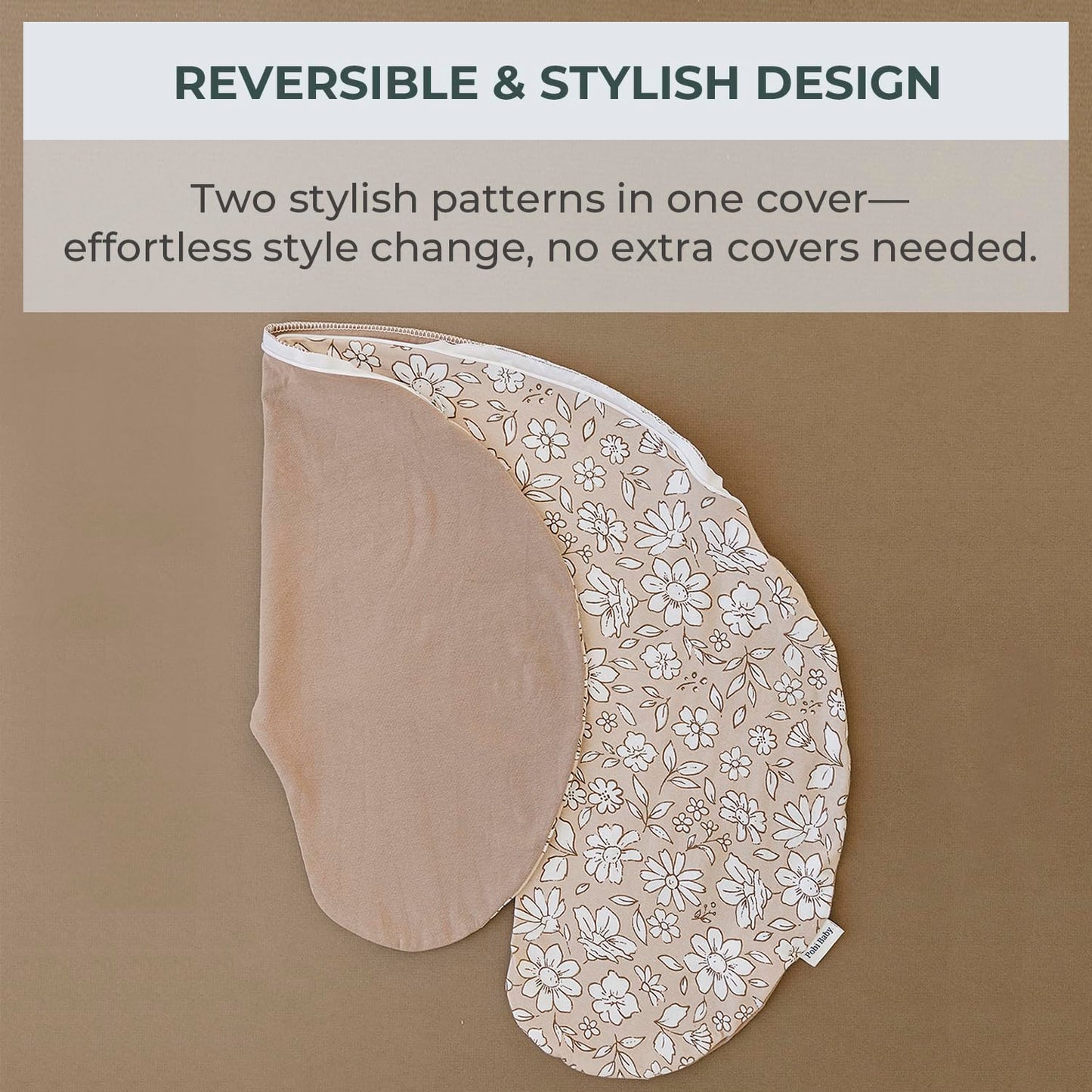 Pobibaby 1-Pack Premium Nursing Pillow Cover