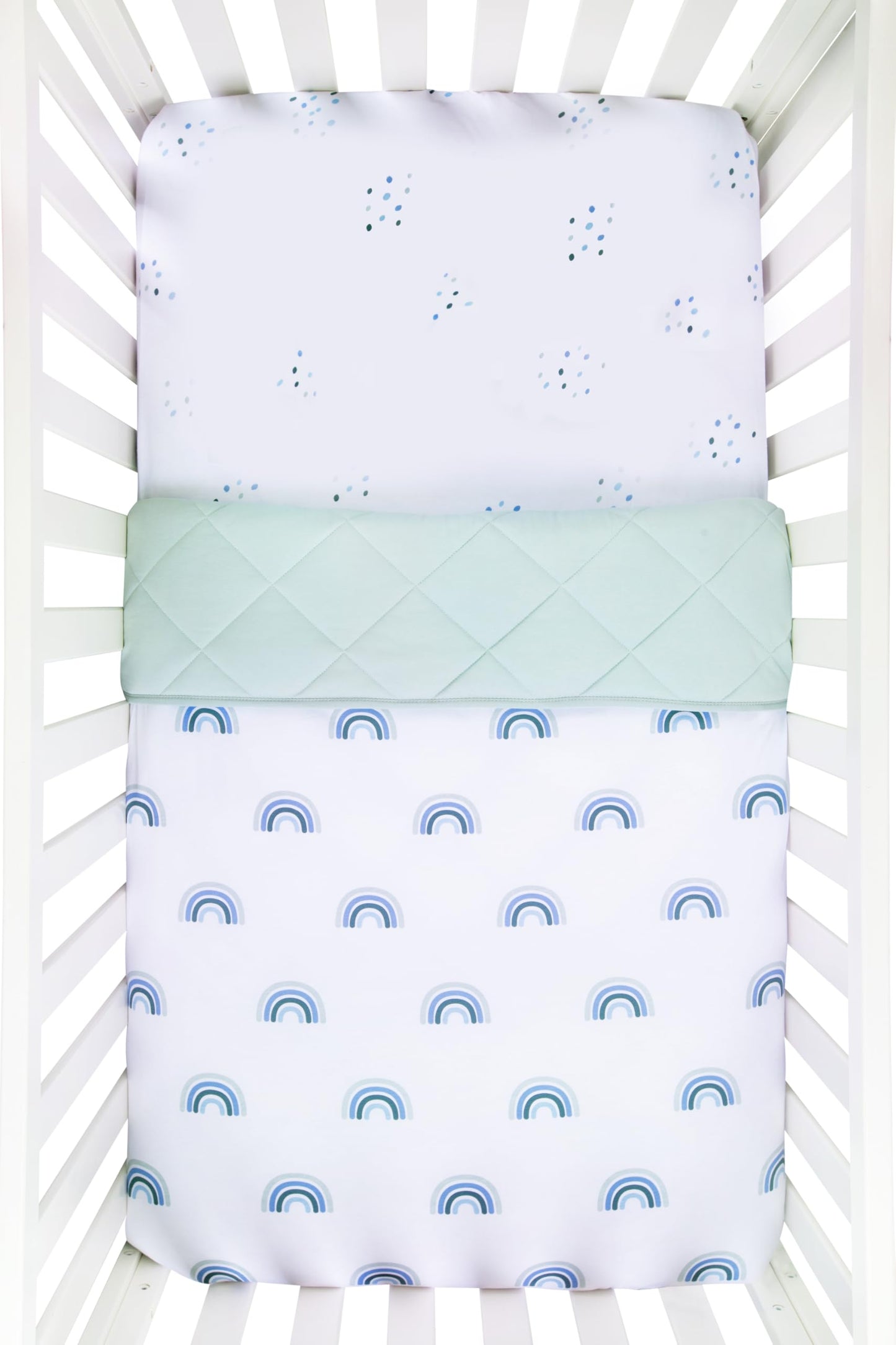 Ely’s & Co. Baby Crib Bedding Sets for Boys and Girls — 4 Piece Set Includes Crib Sheet