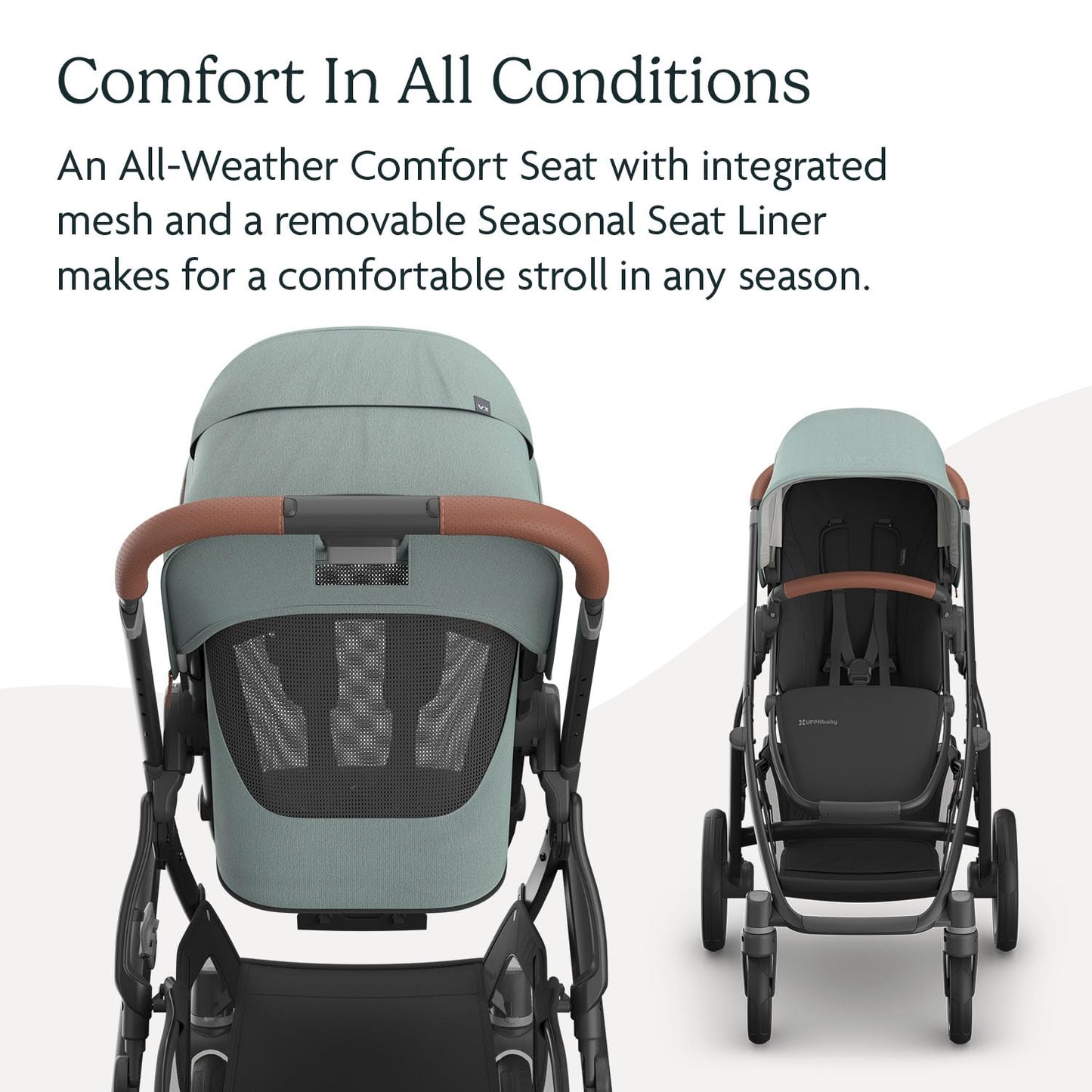 UPPAbaby Vista V3 Stroller - Full-Size Single-to-Double Stroller System