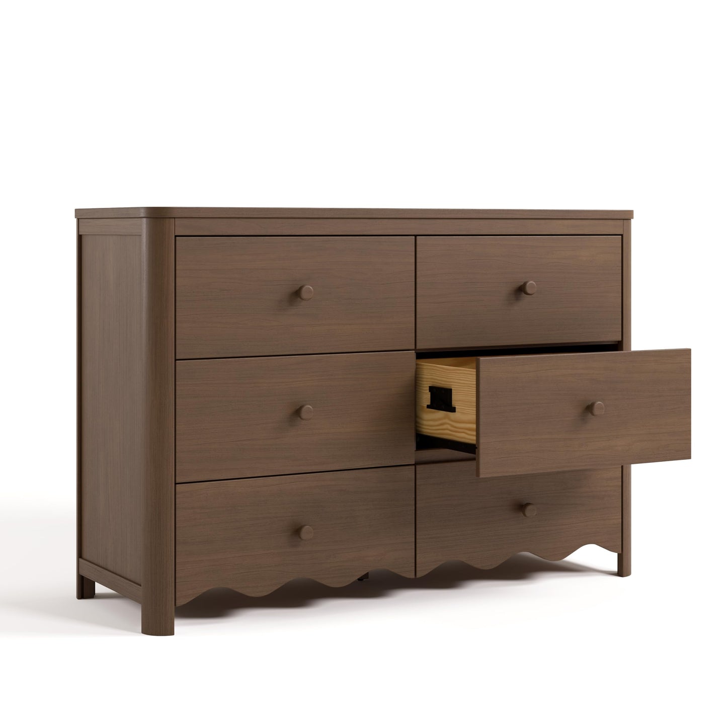Storkcraft Casablanca 6 Drawer Dresser (Hazelnut) – GREENGUARD Gold Certified