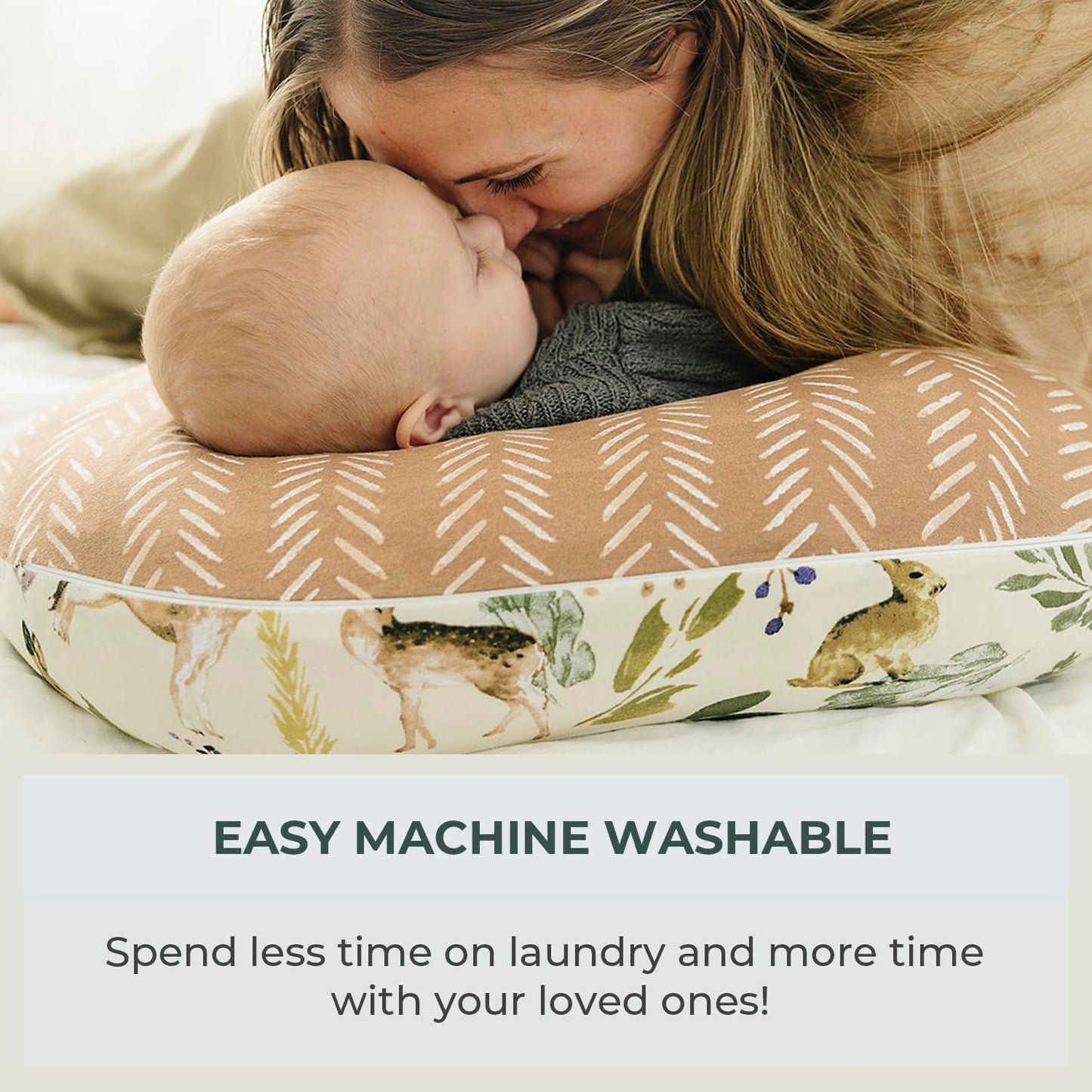 Pobibaby 1-Pack Premium Nursing Pillow Cover