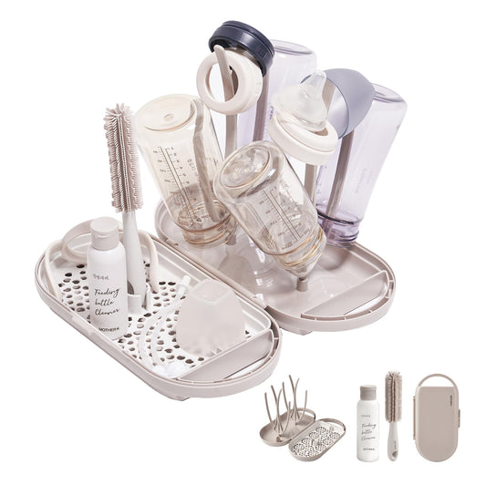 MOTHER-K Travel Baby Bottle Drying Rack Set