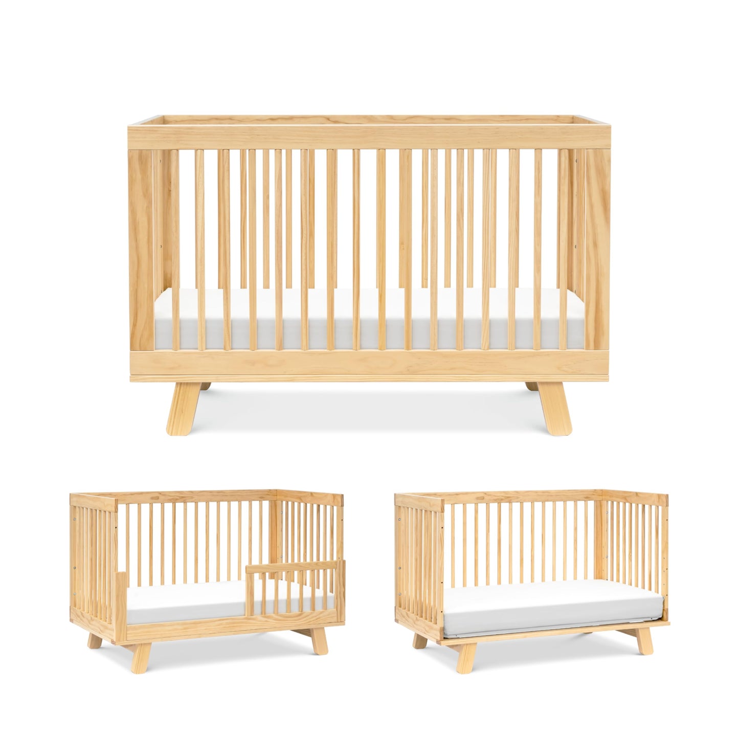 Babyletto Hudson 3-in-1 Convertible Baby Crib - GREENGUARD Gold Certified